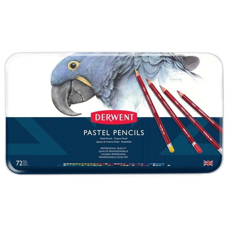 Derwent Pastel Pencil 72 pastellikynälajitelma