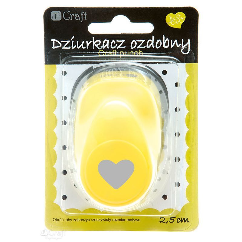 DPC Kuviolävistin sydän 2,5cm, Lävistyskyky 220g