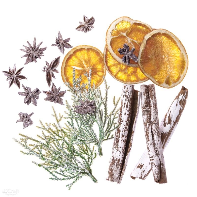 DPC Luonnonkoristeet mix 19 kpl