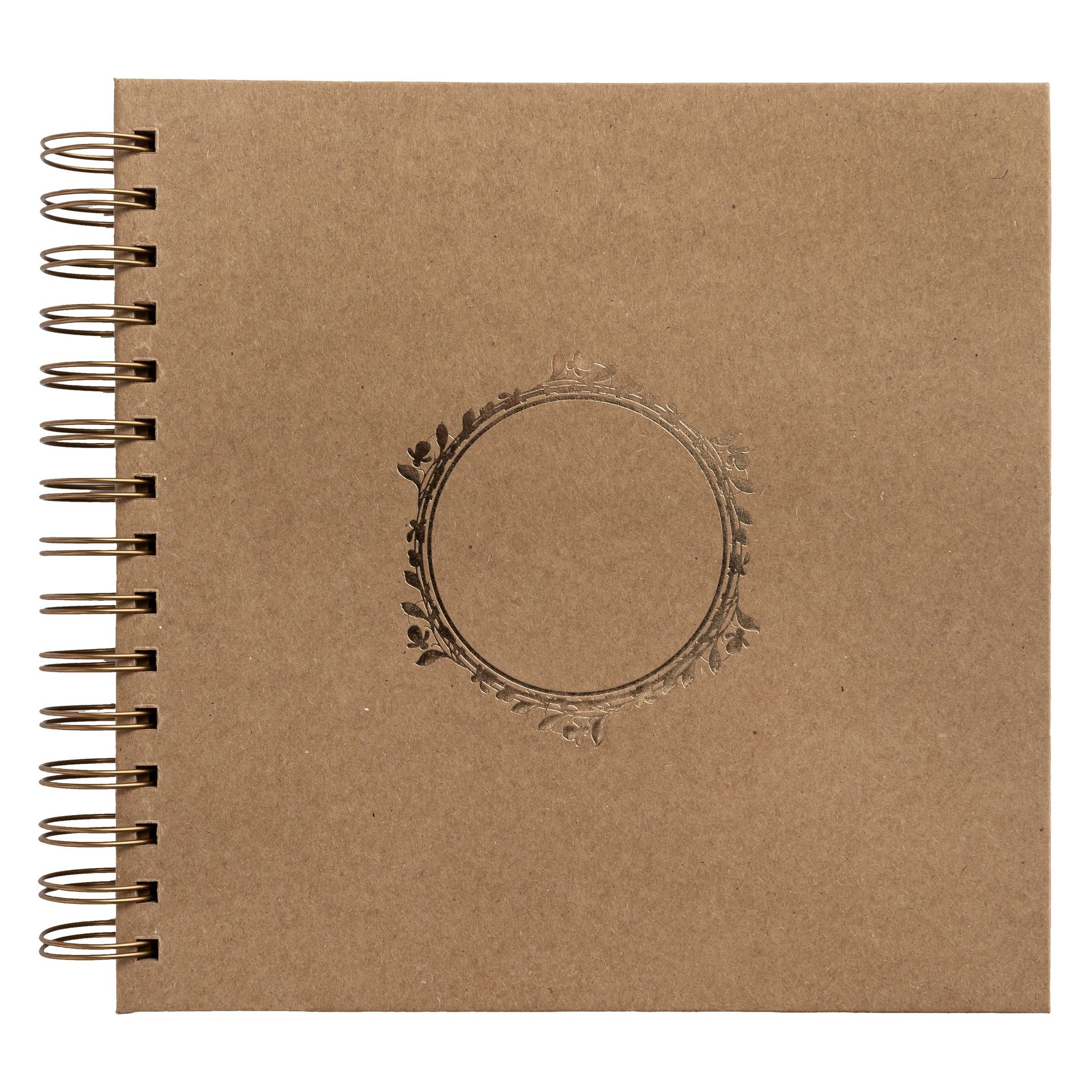 DPC Scrapbook 20,5x20,5 cm 40 sivua voimapaperi, kultafolio