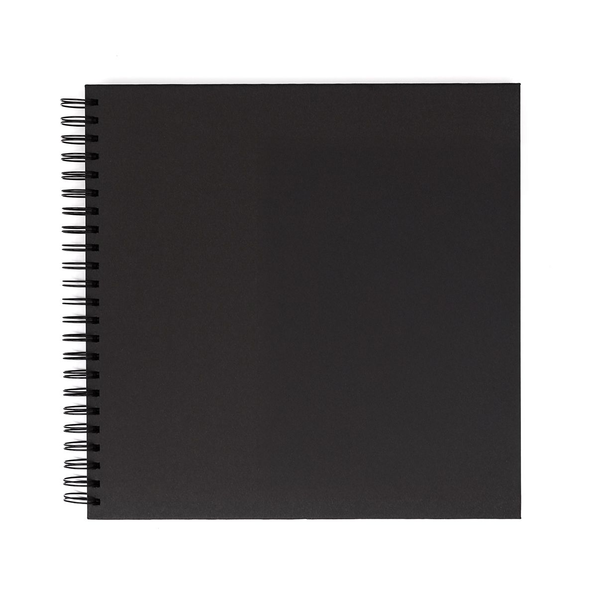 DPC Scrapbook 30,5x30,5 cm 40 sivua musta, ei kuviota