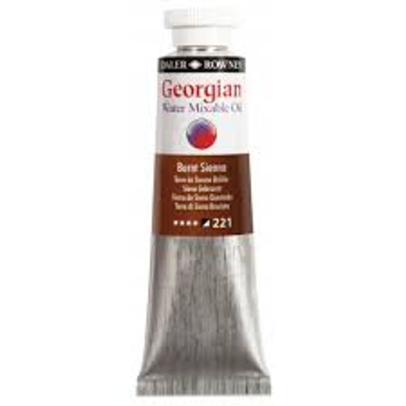 DR Georgian WAMO 37ml 221 Burnt sienna, vesiliukoinen öljyväri