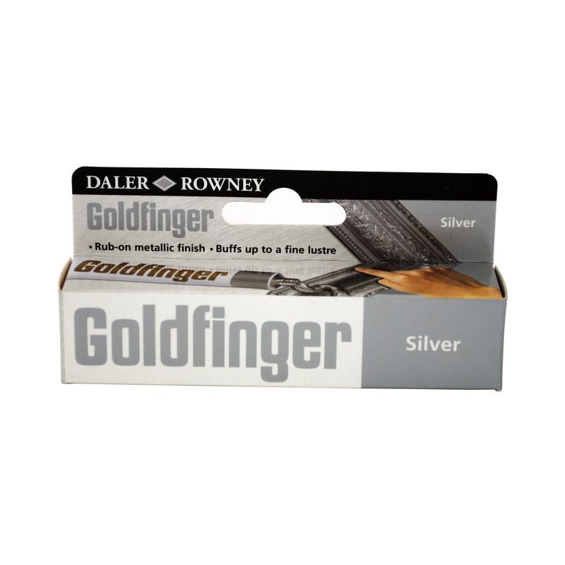 DR Goldfinger metallipasta 22ml hopea, Sopii useimmille pinnoille, mm.kehystenkorjaukseen