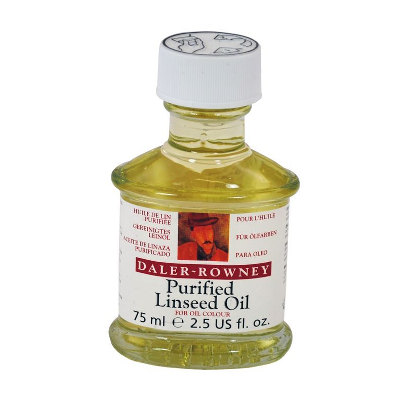 DR Puhdistettu pellavaöljy 75ml, Purified linseed oil öljyvärille
