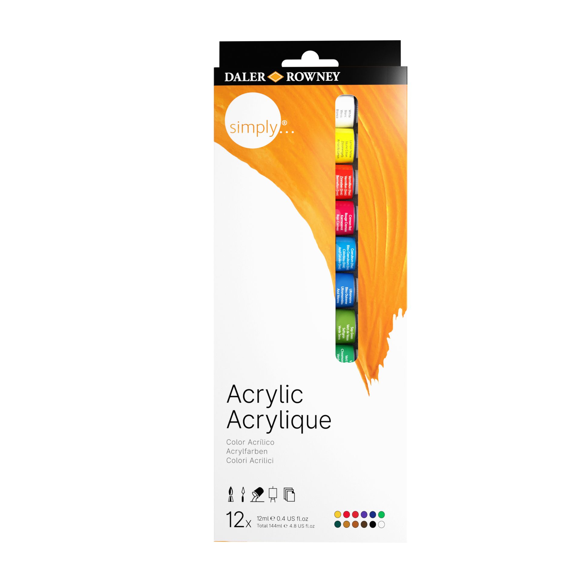 DR Simply Acrylic Set 12x12 ml