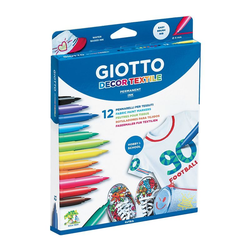 Giotto Decor textile 12 kpl piikkipakkaus x
