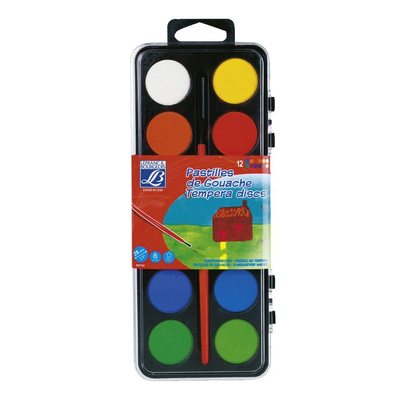 LB Peitevärilajitelma 12x28mm + sivellin 807152