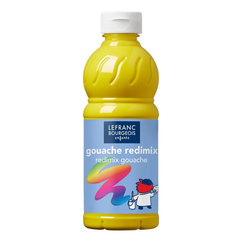 LB Redimix 500ml 153 (001) Primary yellow x, 500ml valmisväri peruskeltainen