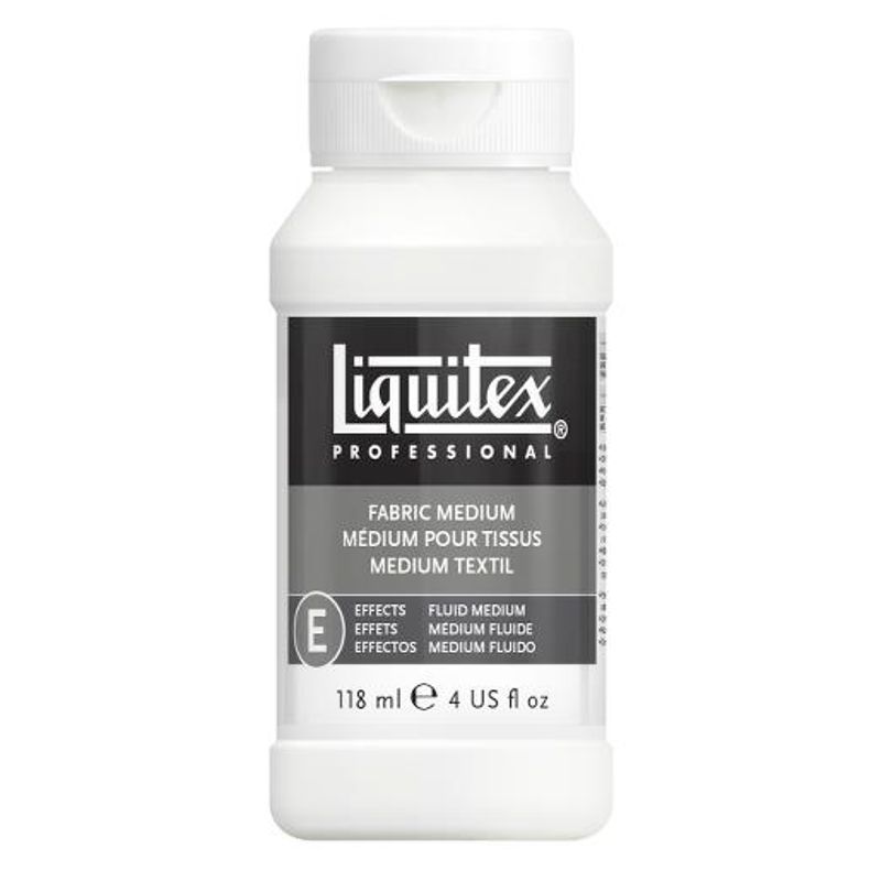 Liquitex Fabric medium 118ml lisäaine, Effects