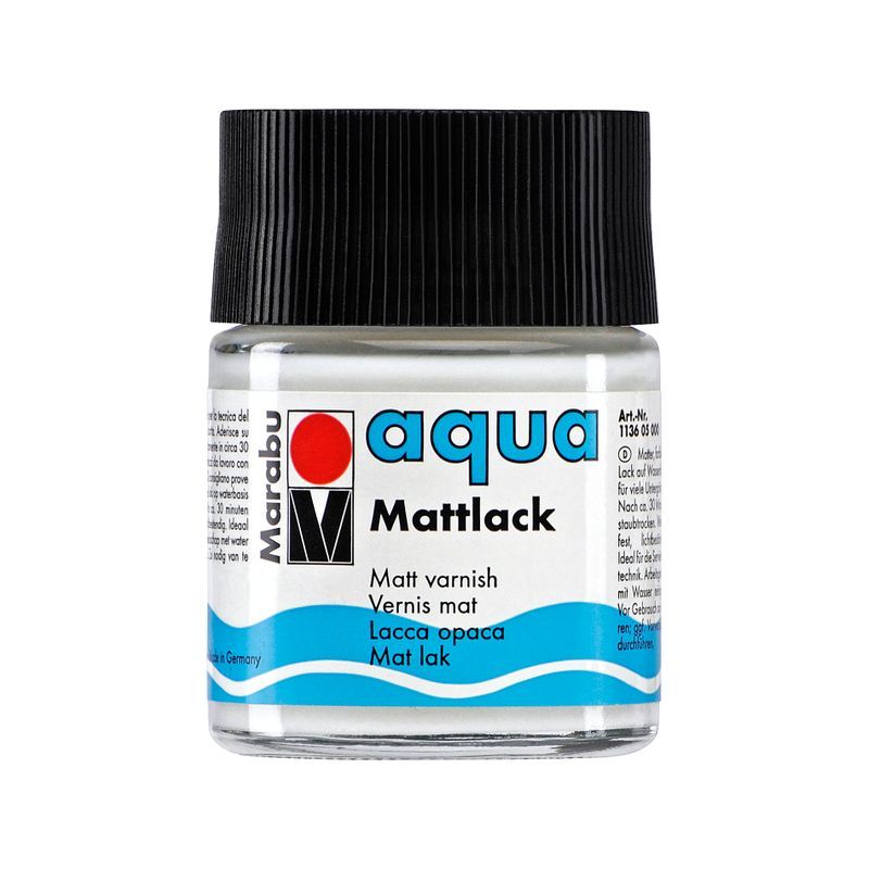 Marabu Aqua Klarlack 50ml mattavernissa