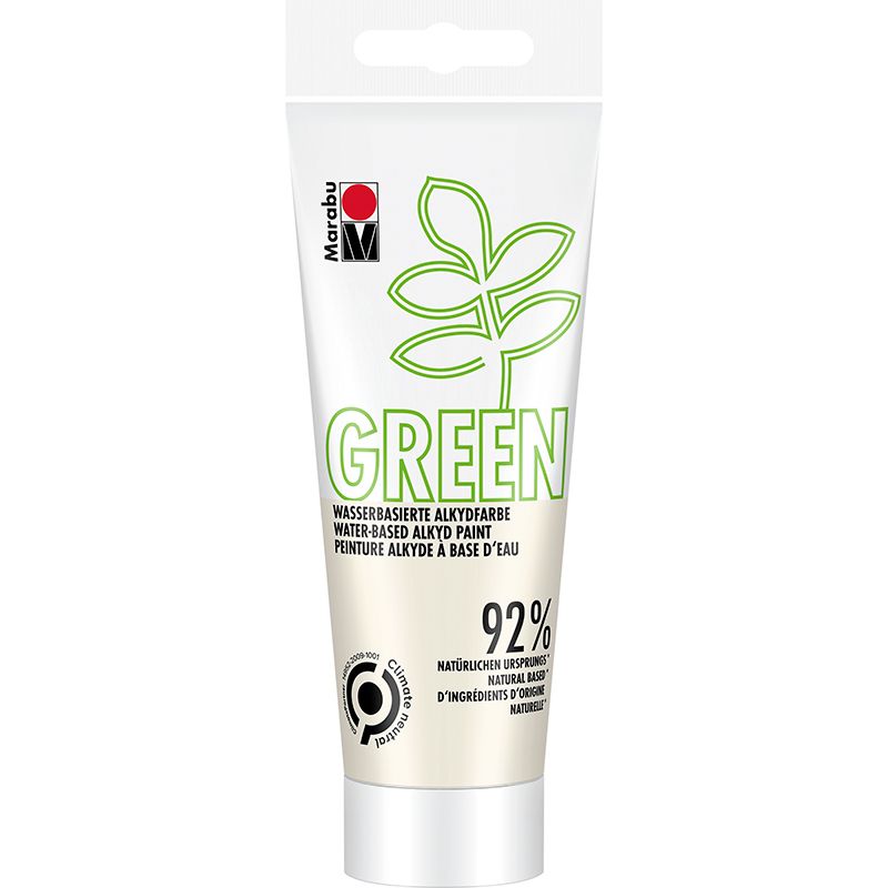 Marabu Green alkydimaali 100ml 072 kermanvalkoinen, cream white