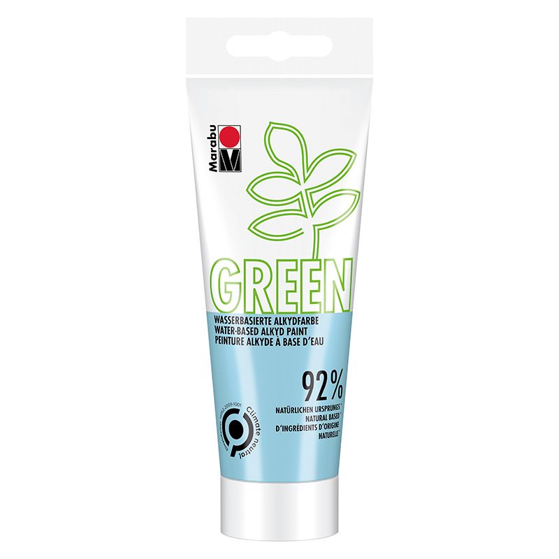 Marabu Green alkydimaali 100ml 256 pastellisininen, pastel blue