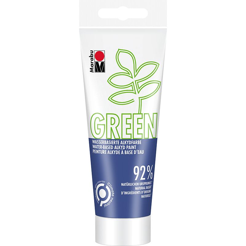 Marabu Green alkydimaali 100ml 293 tummansininen, night blue