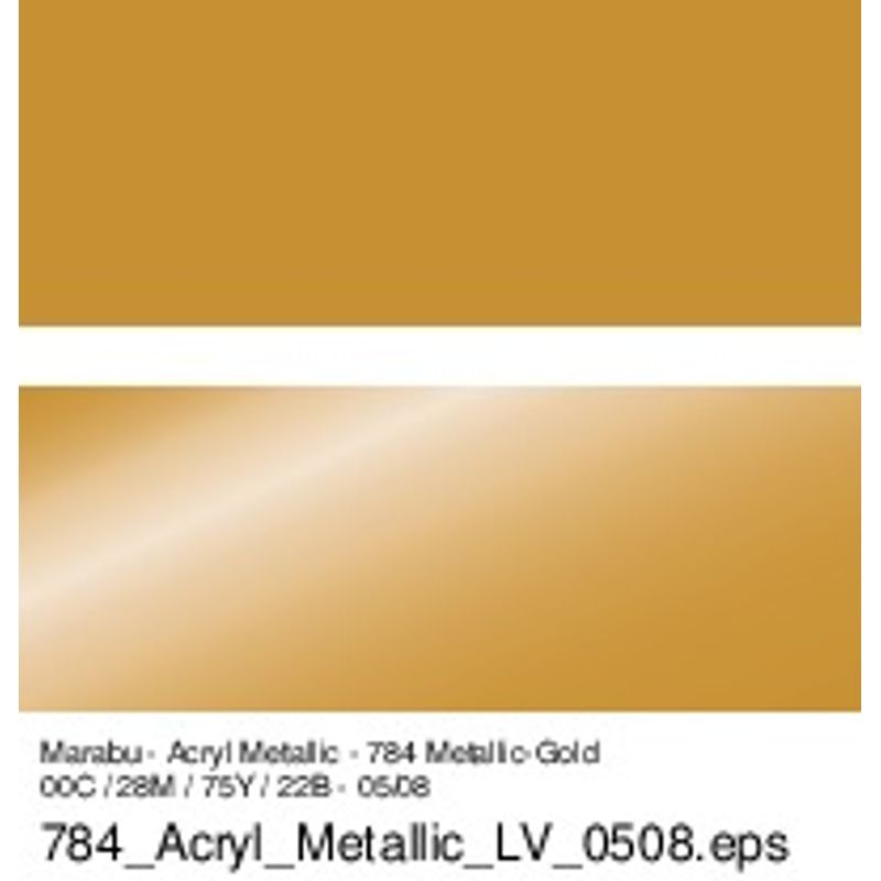 Marabu Posliini-lasitussi 1-2mm 084 Gold, kulta