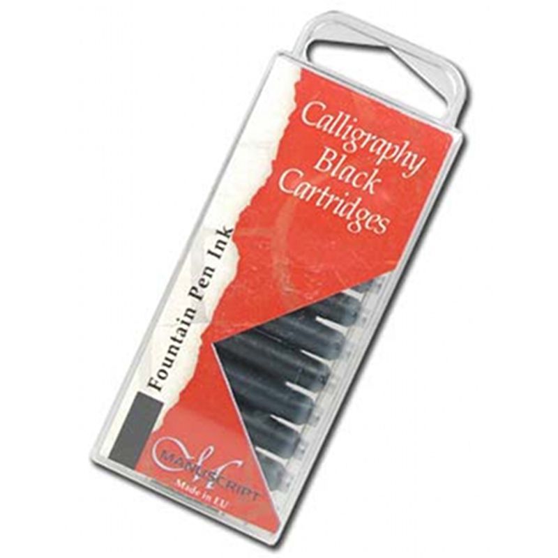 MC Mustepatruuna Calligraphy Black 12 (MC0461CB), musta 12 patruunan pakkaus