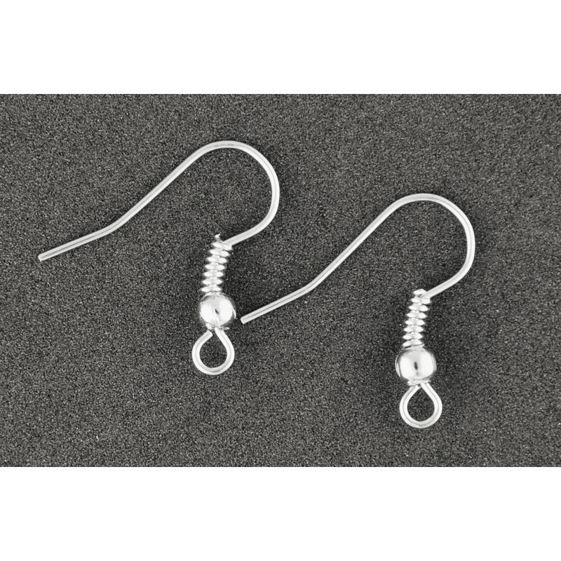 MEYCO Korvakorukoukku 10kpl hopea, TEHTAALLE 03/2025 nikkelitön