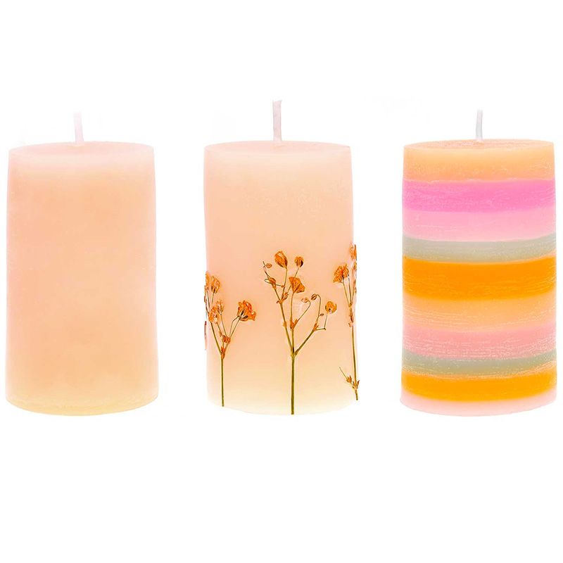 RICO Kynttilämuotti pyöreä 61x61x90mm silikoni