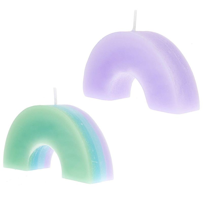 RICO Kynttilämuotti sateenkaari 118x69x30mm siliko