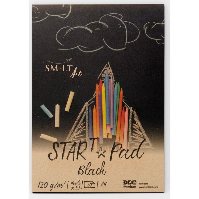SMLT Star T musta 120g A4 (20) lehtiö