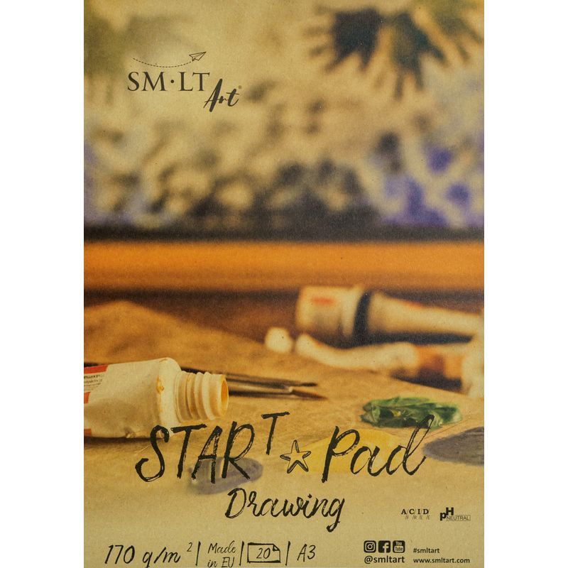 SMLT Star T piirustuslehtiö 170g A3 (20), 0