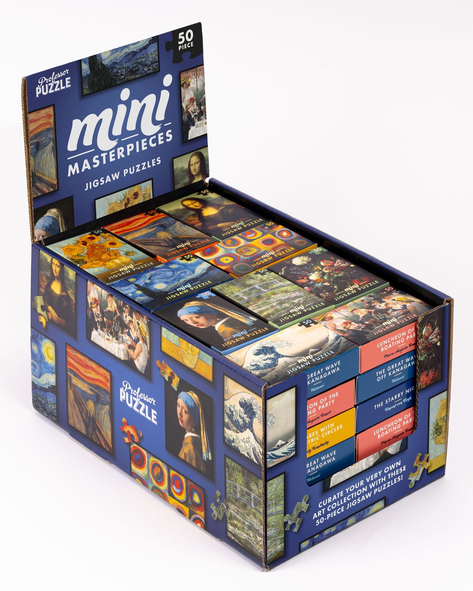 Minialapeli 50 palaa Professor Puzzle - Mini Masterpieces Display