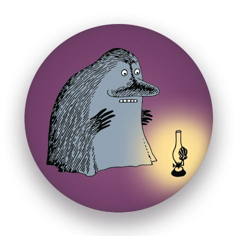 Magneetti S Putinki Muumi - Mörkö öljylampun valossa