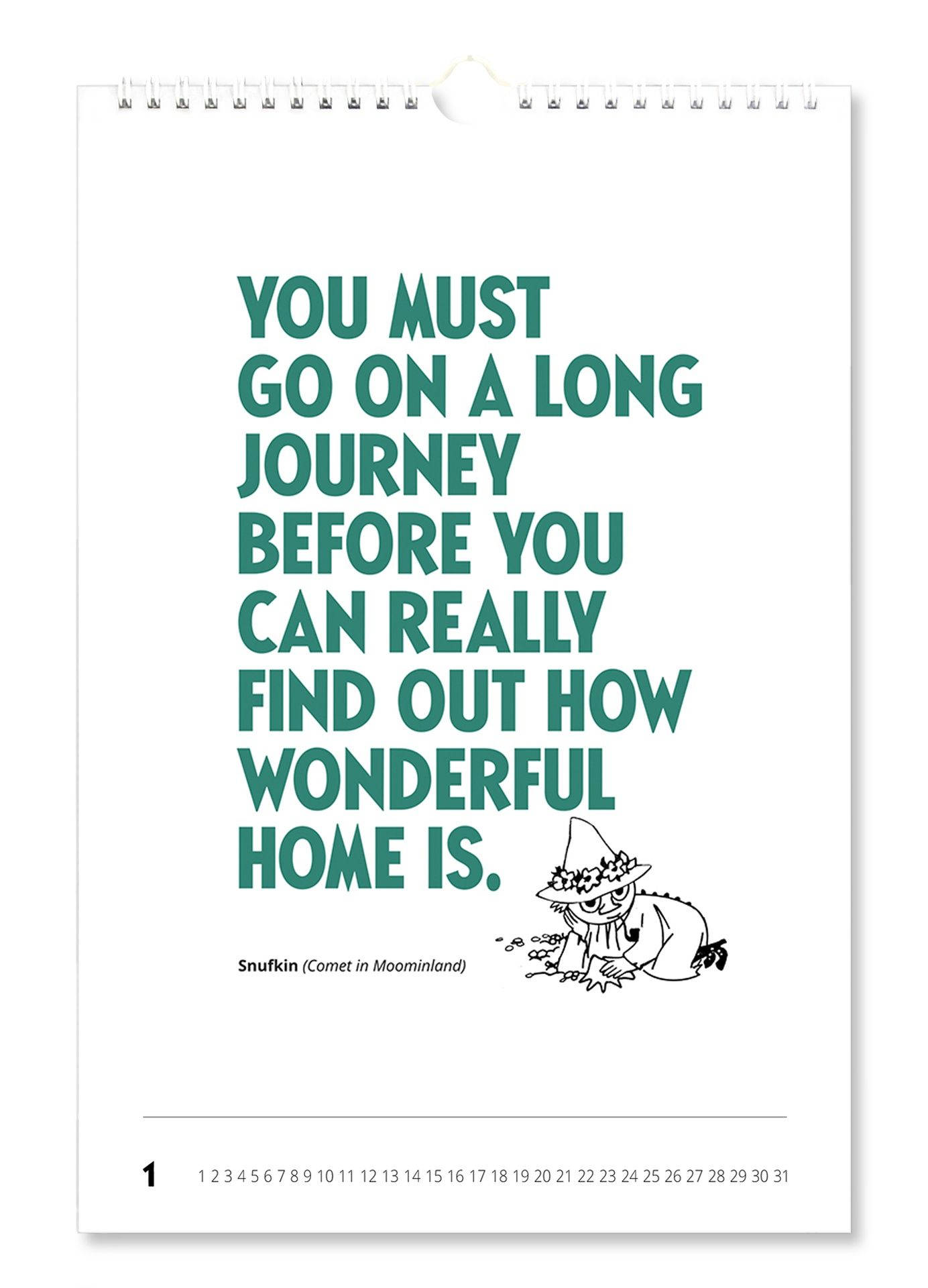 Vuodeton seinäkalenteri - Muumi