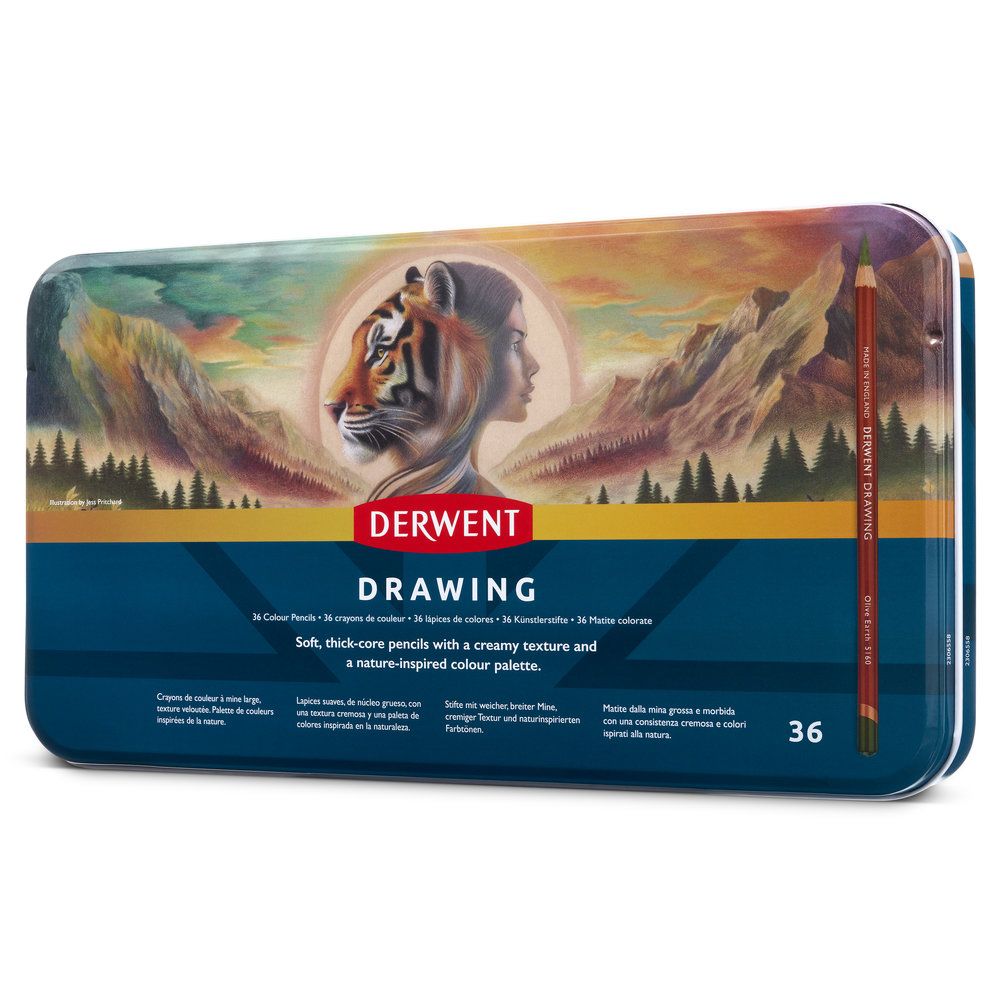 Derwent Drawing 36 värikynälajitelma