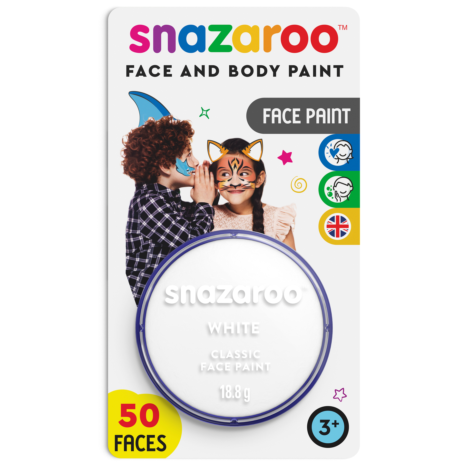 Snazaroo kasvoväri 18ml valkoinen