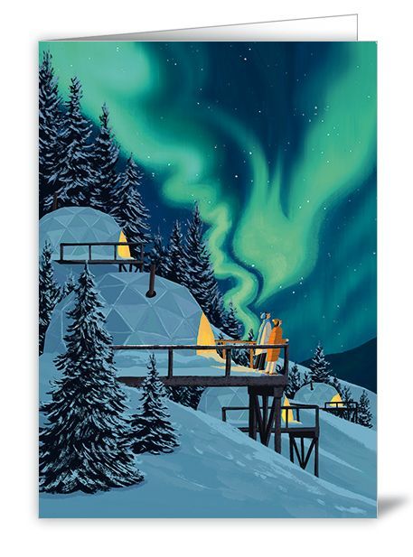 2-osainen joulukortti Quire - Revontuket