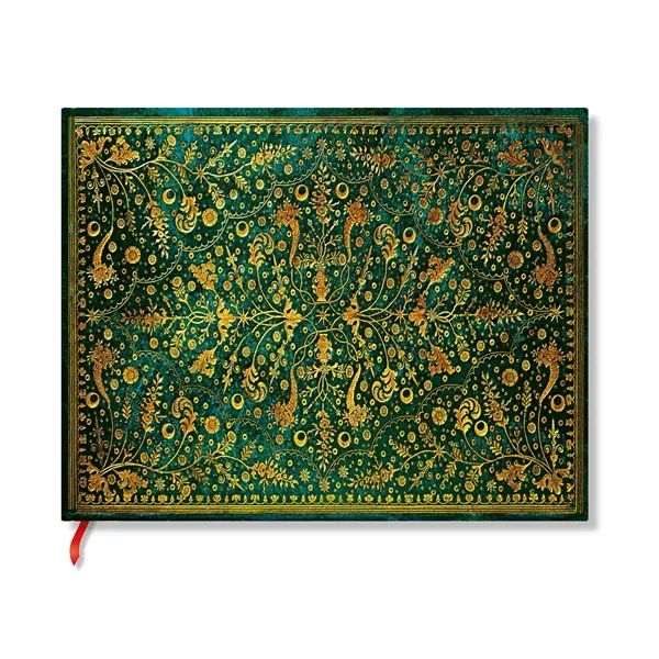 Vieraskirja Paperblanks - Emerald Flower