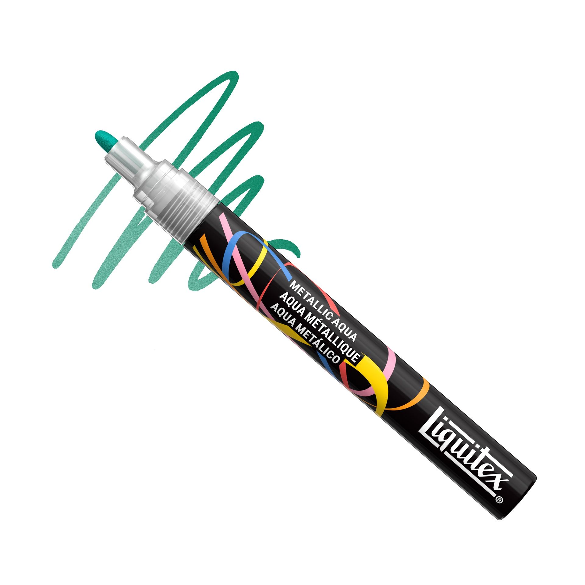 Akryylitussi Liquitex 2 mm Metallic  Aqua X0069