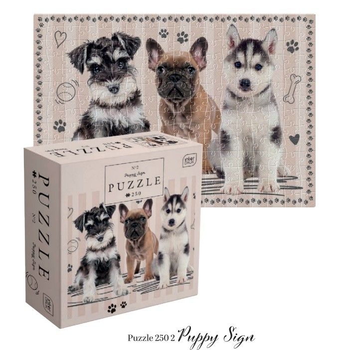 Palapeli 250 palaa Interdruk -Puppy sign 1