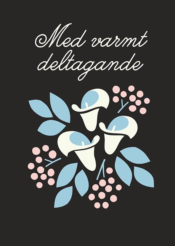 2-osainen kortti Polka Paper - Med varmt deltagande