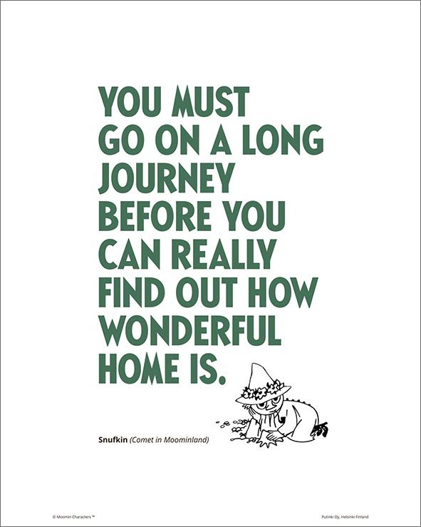 Juliste Putinki Muumi 24x30 - Journey