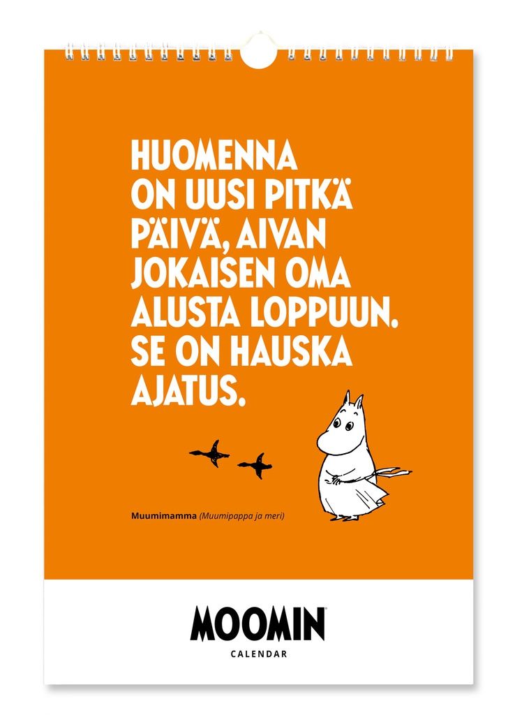 Vuodeton seinäkalenteri - Muumi