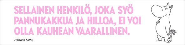 Letterpress kirjanmerkki Putinki Muumi - Muumipeikko