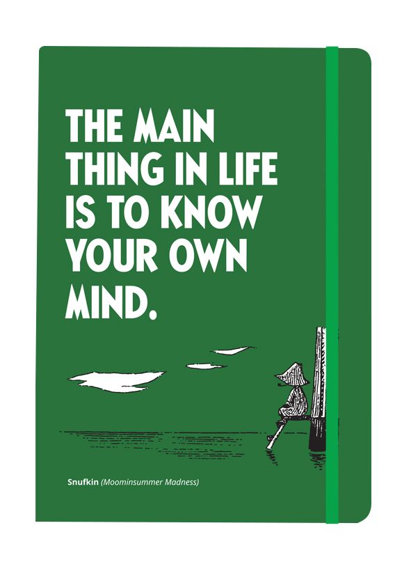 Muistikirja A5 Putinki Muumi Sitaatti - Main thing