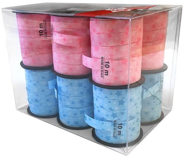 Nauhapaketti Star - Tähdet pinkki/sininen