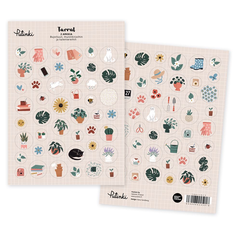 Tarrapaketti A5 Putinki Kaisu Sandberg - Kasvit