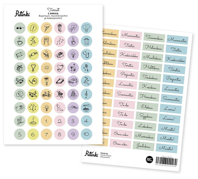 Tarrapaketti A5 Putinki Design- Bujotarrat