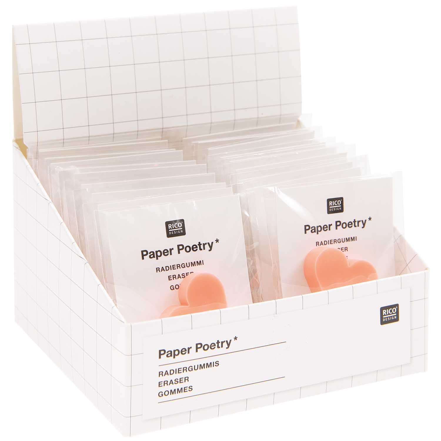 Pyyhekumi Rico Design - Heart Neon Orange