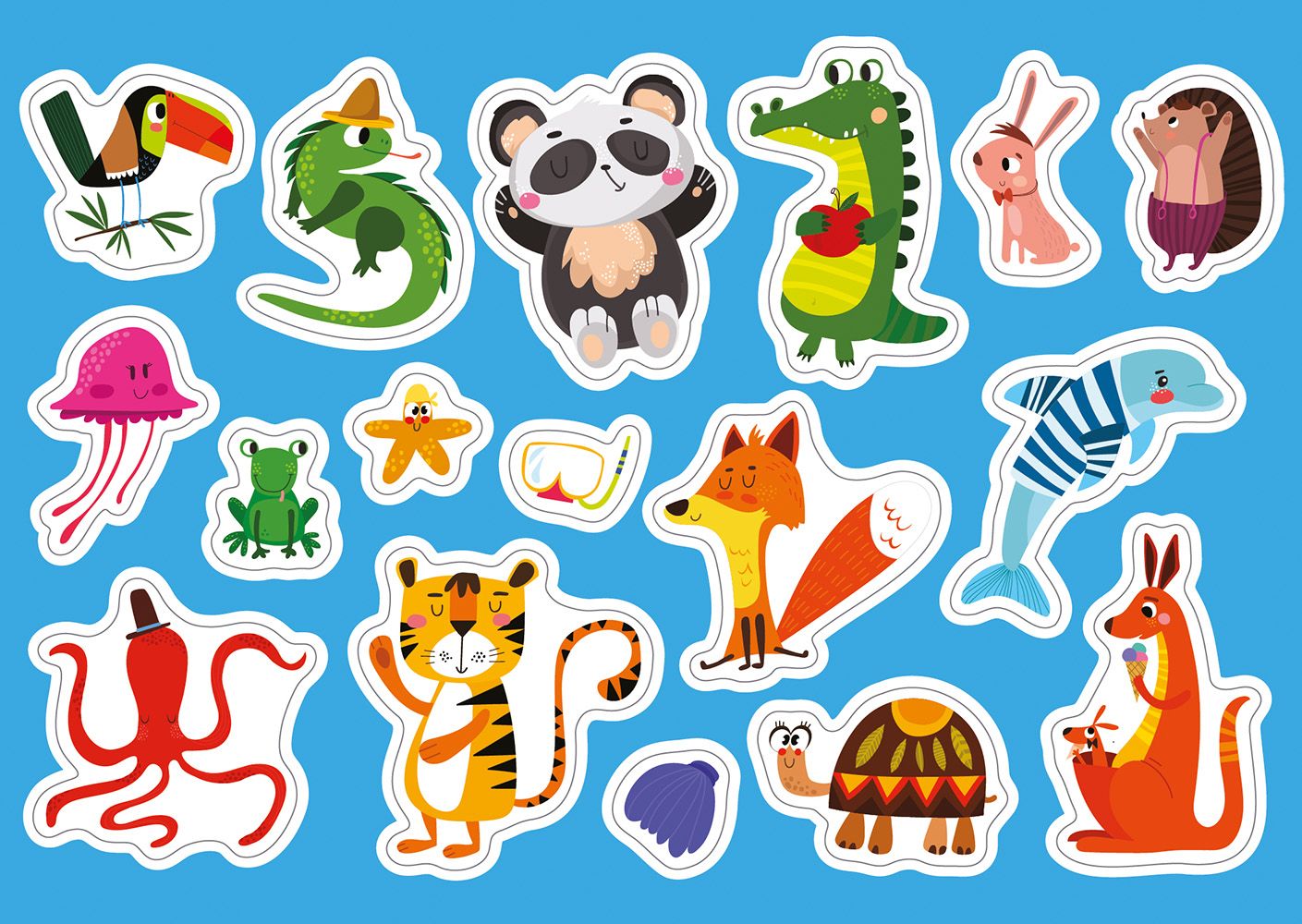 Palapeli 250 palaa Interdruk -Kids 5 World Map