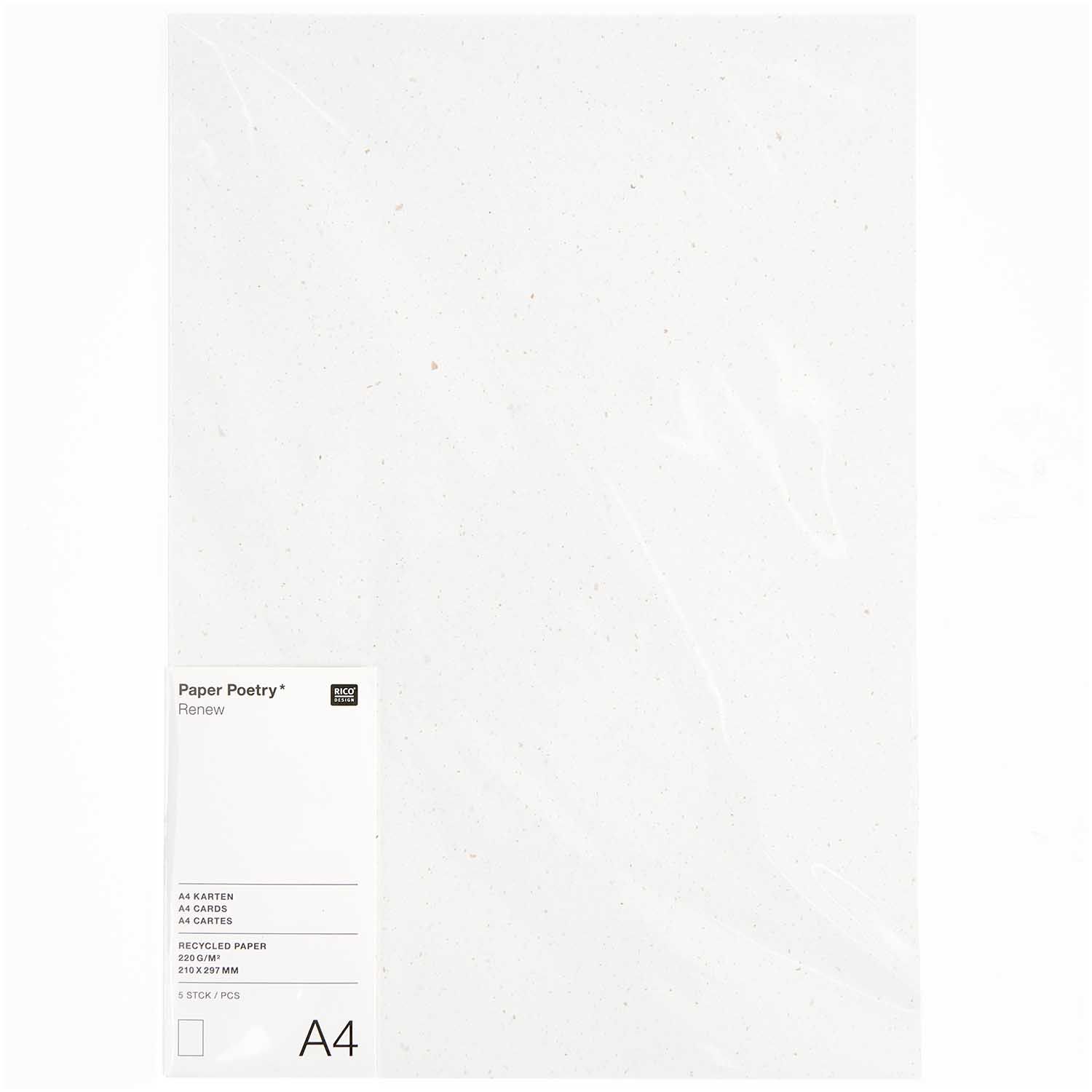 Kirjepaperi 5kp A4 Paper Poetry - Sage Green