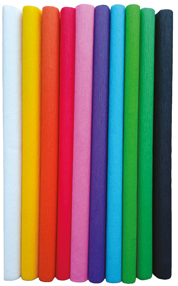 Kreppipaperi Interdruk - värilajitelma Classic 10 kpl