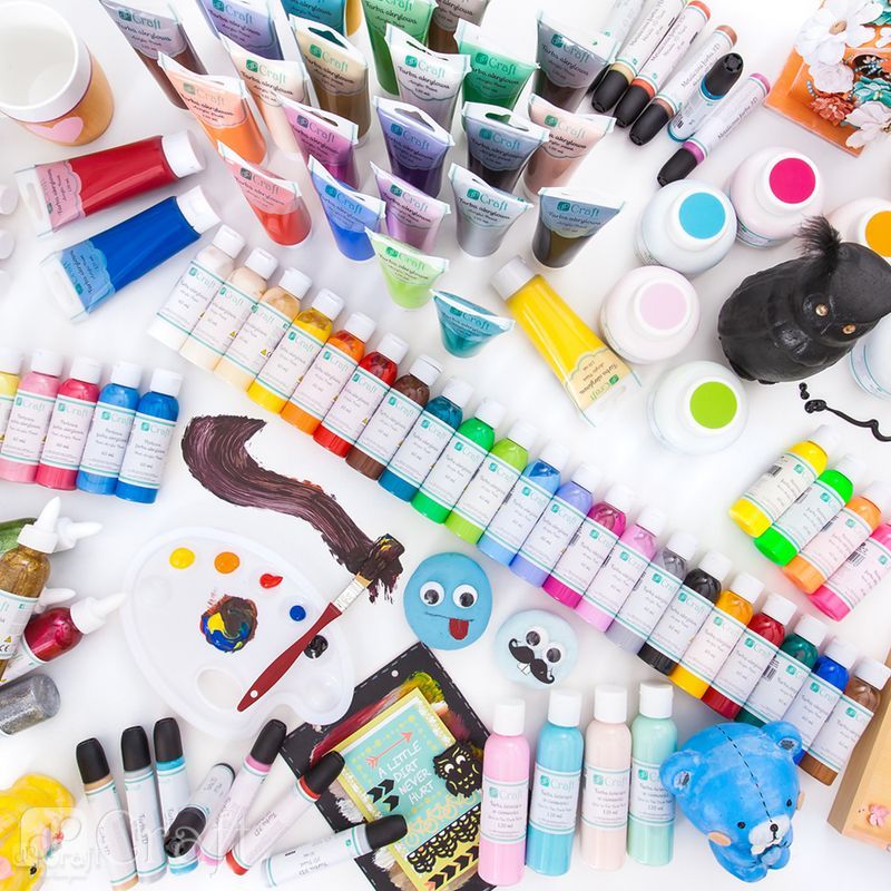 DPC Akryyliväri 60ml Vaaleansininen 014, Hydrangea