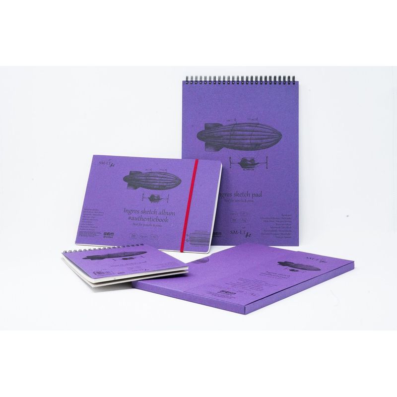 SMLT Pastellipaperilehtiö 130g A4 (30) kierreselkä