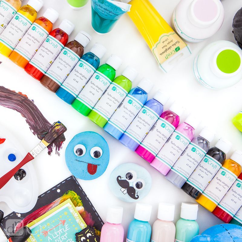 DPC Akryyliväri 60ml Suklaanruskea 010, Chocolate