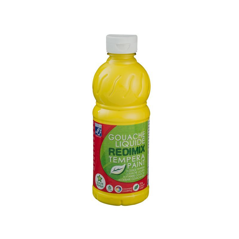 LB Redimix 500ml 153 (001) Primary yellow x, 500ml valmisväri peruskeltainen