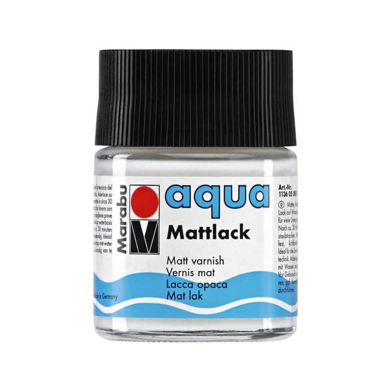 Marabu Aqua Klarlack 50ml mattavernissa